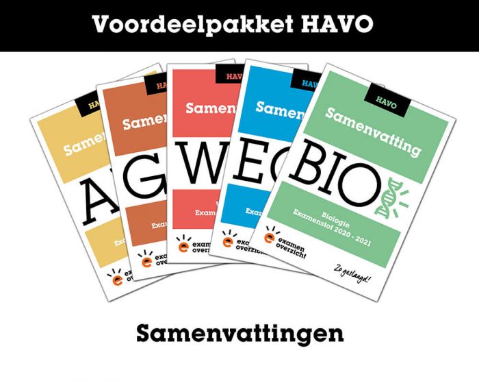 ExamenOverzicht: Samenvattingen Examen VMBO/HAVO/VWO