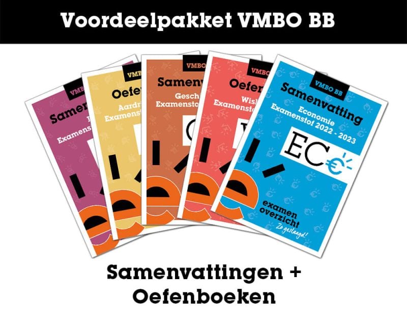 Voordeelpakket Samenvattingen + Oefenboeken (VMBO BB)